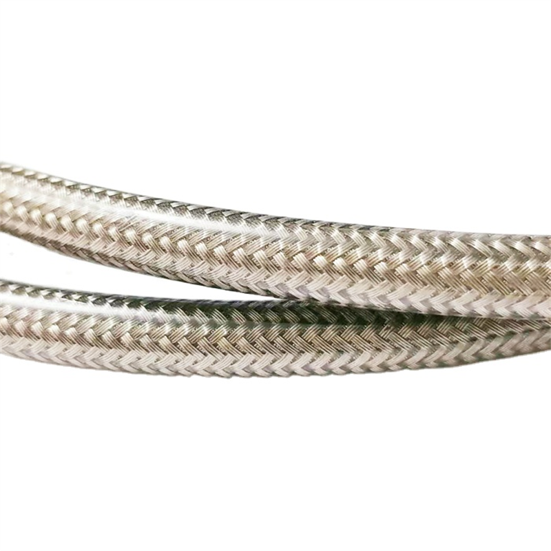 Stainless steel braided brake nylon hose with brake fitting for car motorcycle