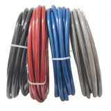 Custom an3 universal motorcycle stainless steel braided Nylon clutch brake tube line fuel hose