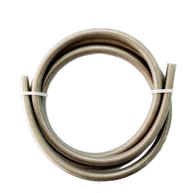 Custom an3 universal motorcycle stainless steel braided Nylon clutch brake tube line fuel hose