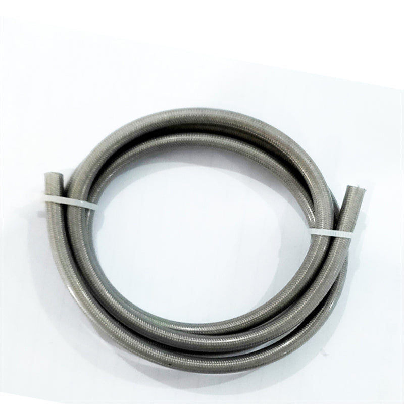 Stainless steel braided brake nylon hose with brake fitting for car motorcycle