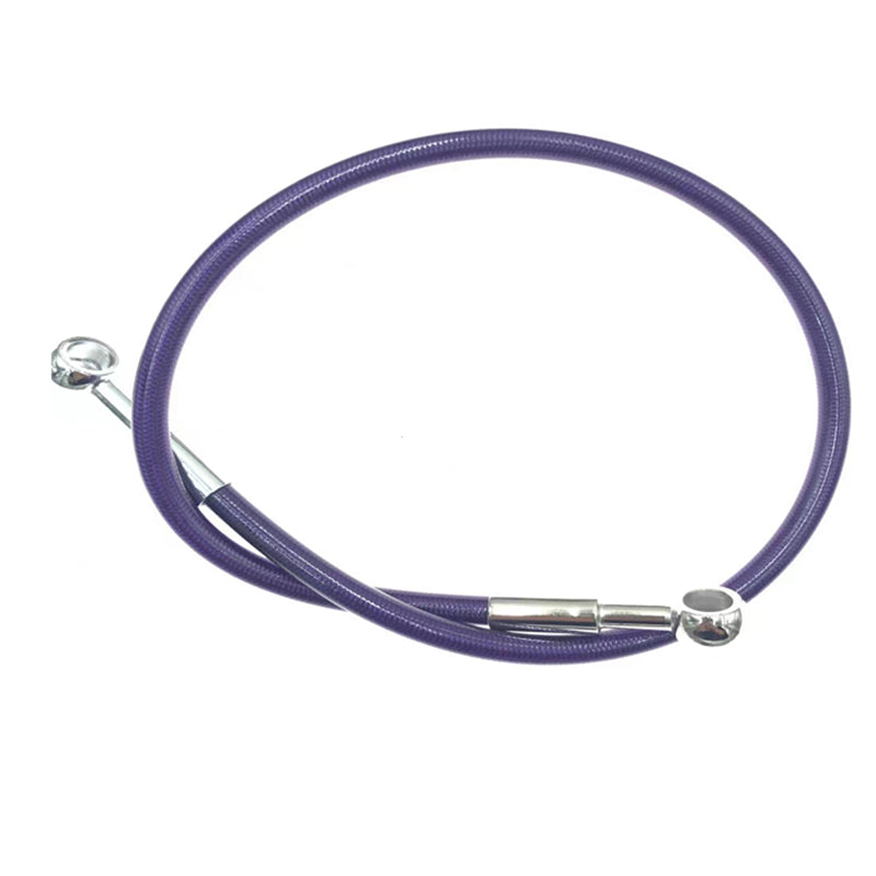 Custom an3 universal motorcycle stainless steel braided Nylon clutch brake tube line fuel hose