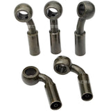 Carbon Steel Motorcycle Brake Line Banjo Fittings Zinc Plated Surface
