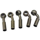 Carbon Steel Motorcycle Brake Line Banjo Fittings Zinc Plated Surface