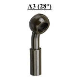 Carbon Steel Motorcycle Brake Line Banjo Fittings Zinc Plated Surface