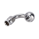 motorcycle stainless steel banjo fitting hydraulic an3 brake line hose pipe fitting