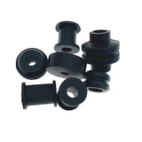 Black stainless steel braided brake hose line accessories rubber grommet fixed sleeve for brake lines