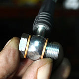 hex head stainless steel single hole m10x1.25 banjo bolts