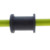 Black stainless steel braided brake hose line accessories rubber grommet fixed sleeve for brake lines