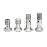 hex head stainless steel single hole m10x1.25 banjo bolts