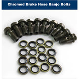 hex head stainless steel single hole m10x1.25 banjo bolts