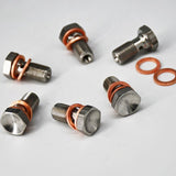 hex head stainless steel single hole m10x1.25 banjo bolts